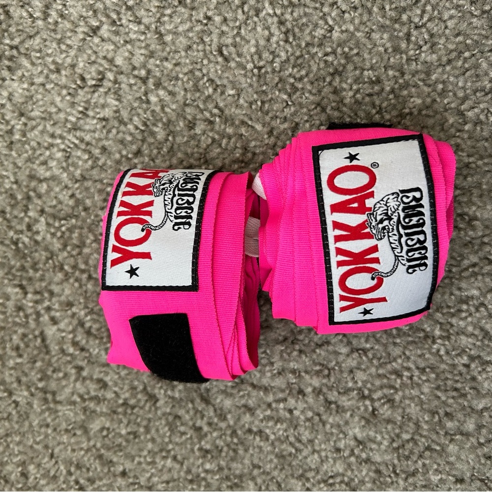 Yokkao Pink Hand Wraps